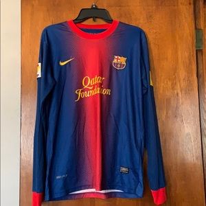 Nike Dri Fit Barcelona long sleeve Jersey